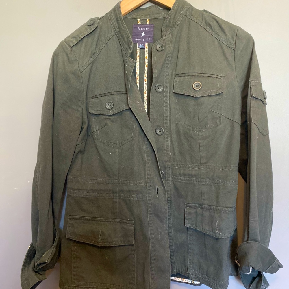 Forever 21 utility jacket size S
